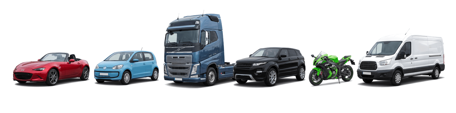 Autos, camionetas, camiones, motos y furgonetas — Checkar cubre cualquier tipo de vehículo